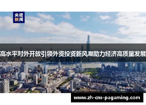 高水平对外开放引领外资投资新风潮助力经济高质量发展